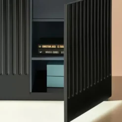 Komoda Doric 200 Cm Czarna Teulat