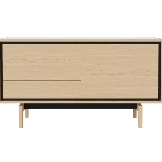 Komoda Floow 136 Cm Dąb Bielony Bolia