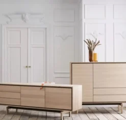 Komoda Floow 136 Cm Dąb Bielony Bolia