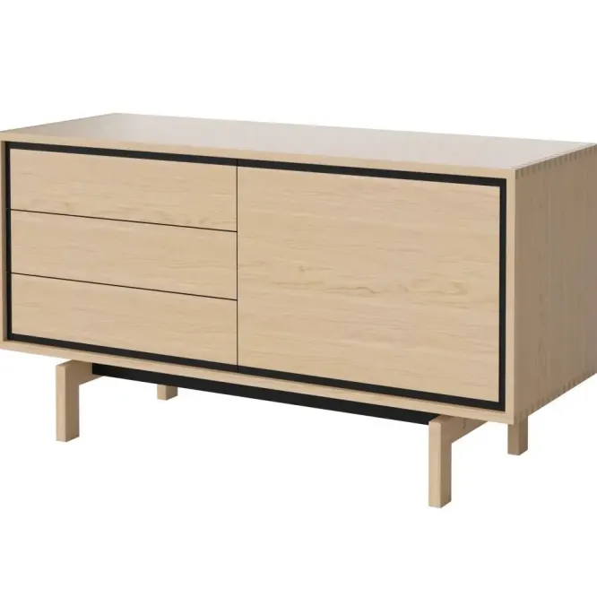 Komoda Floow 136 Cm Dąb Bielony Bolia