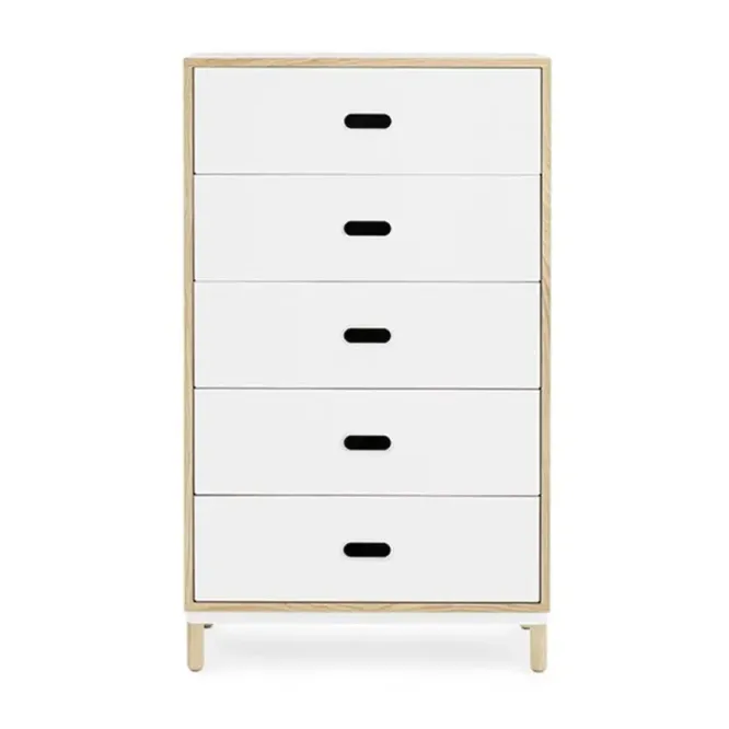 Komoda Kabino Biała 5 Szuflad Normann Copenhagen