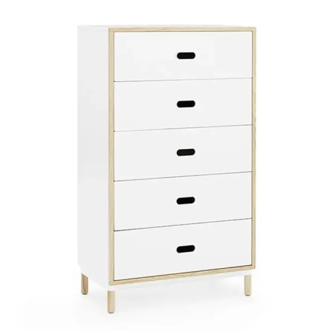 Komoda Kabino Biała 5 Szuflad Normann Copenhagen