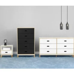 Komoda Kabino Biała 6 Szuflad Normann Copenhagen