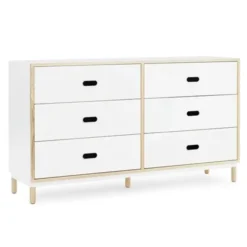 Komoda Kabino Biała 6 Szuflad Normann Copenhagen