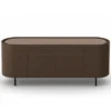 Komoda Lake 180 Cm Orzech - Blat Ceramiczny Brązowy Calligaris
