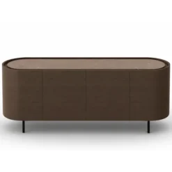 Komoda Lake 180 Cm Orzech - Blat Ceramiczny Brązowy Calligaris