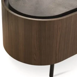 Komoda Lake 180 Cm Orzech - Blat Ceramiczny Brązowy Calligaris