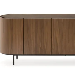 Komoda Lake 180 Cm Orzech - Blat Ceramiczny Brązowy Calligaris