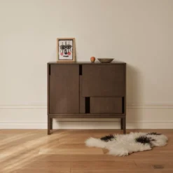 Komoda Layer With Legs Ciemny Dąb Design House Stockholm