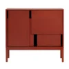 Komoda Layer With Legs Czerwona Design House Stockholm