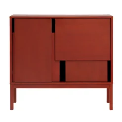Komoda Layer With Legs Czerwona Design House Stockholm
