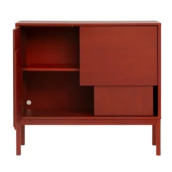 Komoda Layer With Legs Czerwona Design House Stockholm