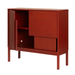 Komoda Layer With Legs Czerwona Design House Stockholm