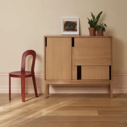 Komoda Layer With Legs Dębowa Design House Stockholm