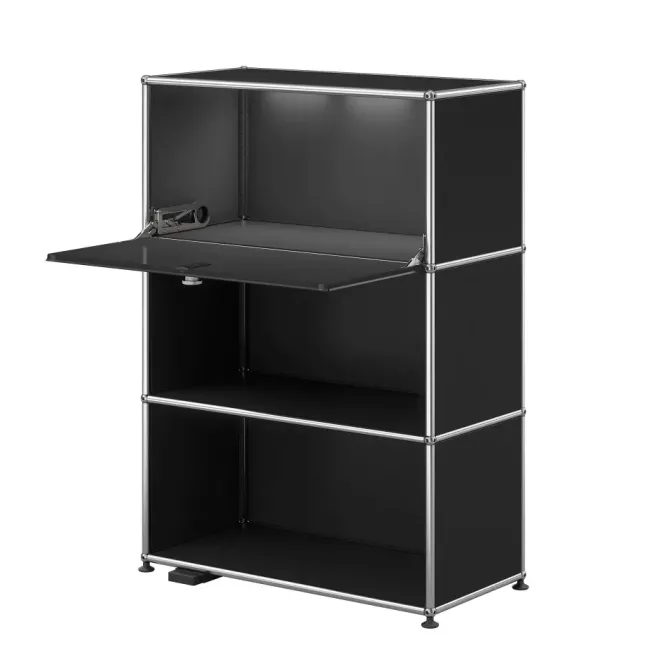 Komoda M58 Haller Czarna Usm