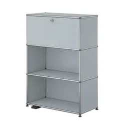 Komoda M58 Haller Srebrna Matowa Usm