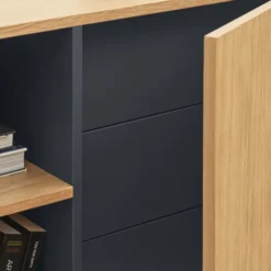 Komoda Otto 135 Cm Antracytowa Teulat