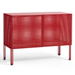 Komoda Perforated Small Czerwona Hay