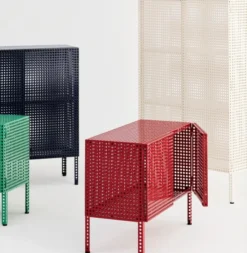 Komoda Perforated Small Czerwona Hay