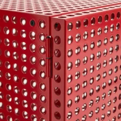 Komoda Perforated Small Czerwona Hay