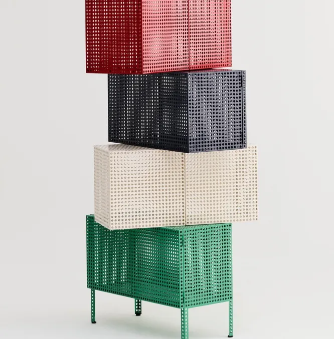 Komoda Perforated Small Niebieska Hay
