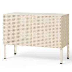 Komoda Perforated Small Złamana Biel Hay