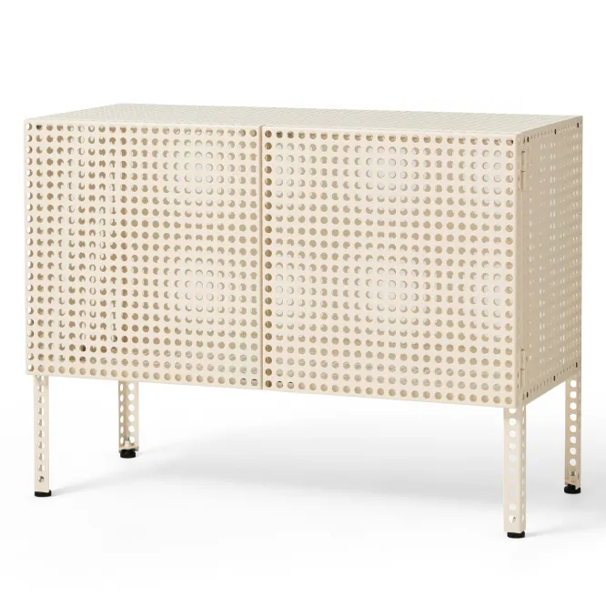 Komoda Perforated Small Złamana Biel Hay