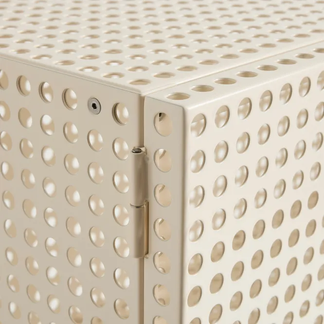 Komoda Perforated Small Złamana Biel Hay