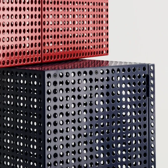 Komoda Perforated Small Złamana Biel Hay