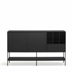 Komoda Platt 166 Cm Czarna Teulat