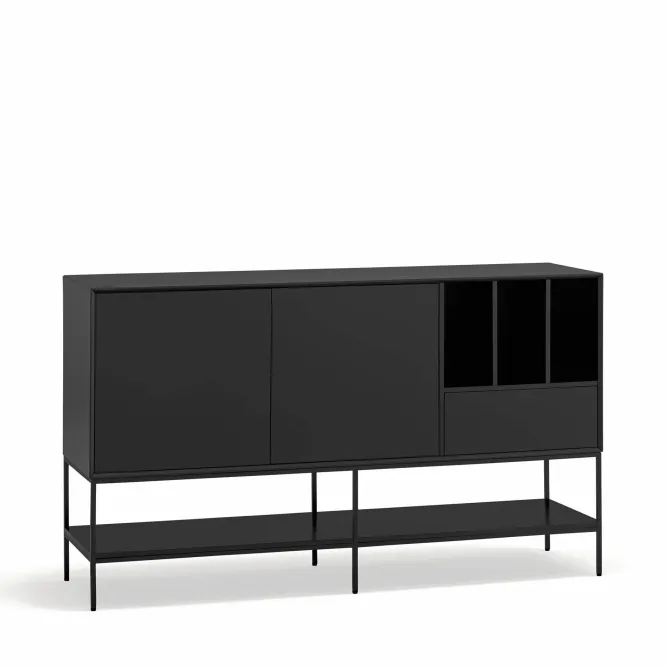 Komoda Platt 166 Cm Czarna Teulat