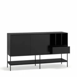 Komoda Platt 166 Cm Czarna Teulat
