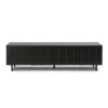 Komoda Rib 175 Cm Czarna Normann Copenhagen