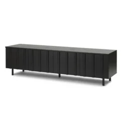 Komoda Rib 175 Cm Czarna Normann Copenhagen