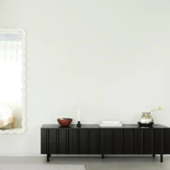Komoda Rib 175 Cm Czarna Normann Copenhagen