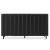 Komoda Rib 159 Cm Czarna Normann Copenhagen