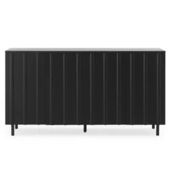Komoda Rib 159 Cm Czarna Normann Copenhagen