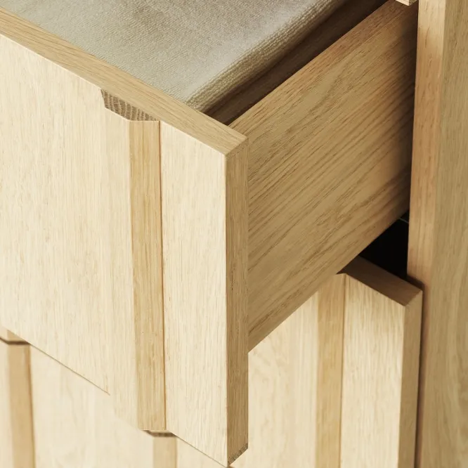 Komoda Rib 175 Cm Dębowa Normann Copenhagen