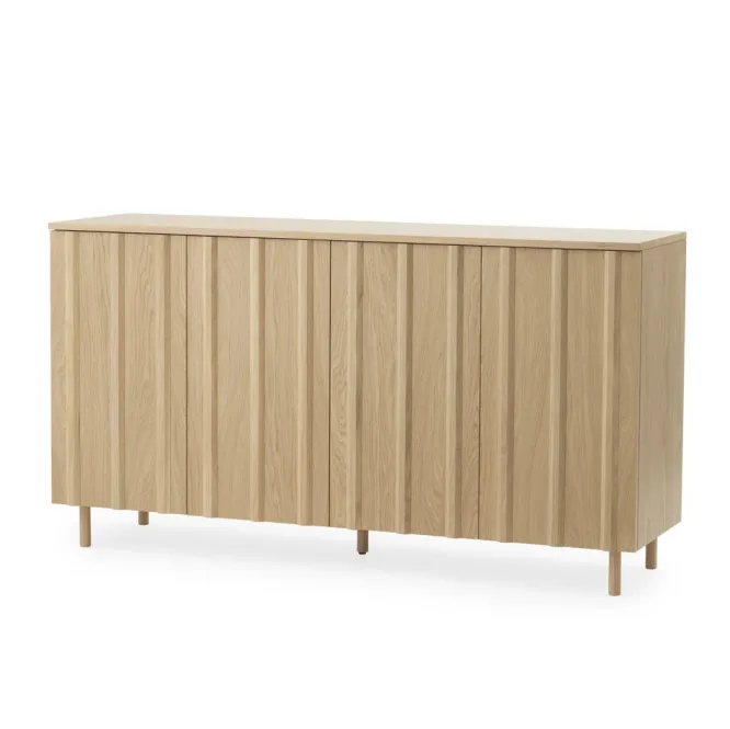 Komoda Rib 159 Cm Dębowa Normann Copenhagen
