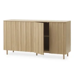 Komoda Rib 159 Cm Dębowa Normann Copenhagen