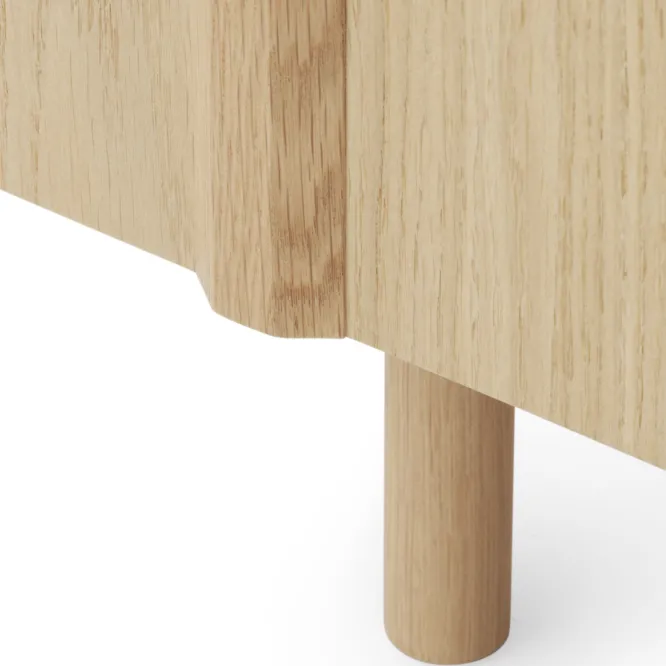 Komoda Rib 159 Cm Dębowa Normann Copenhagen