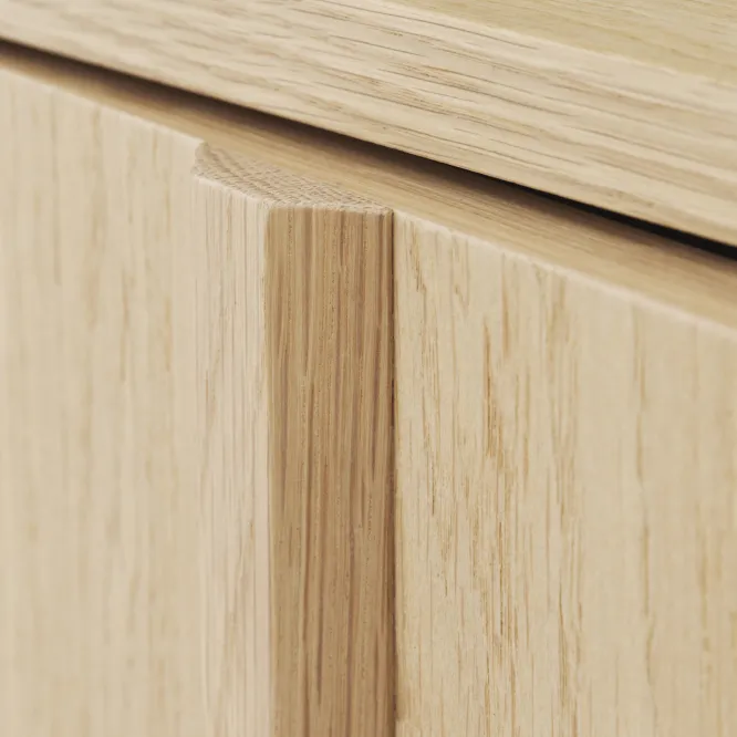 Komoda Rib 159 Cm Dębowa Normann Copenhagen