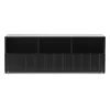 Komoda Rib Low Hybrid Czarna Normann Copenhagen