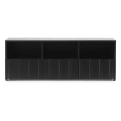 Komoda Rib Low Hybrid Czarna Normann Copenhagen