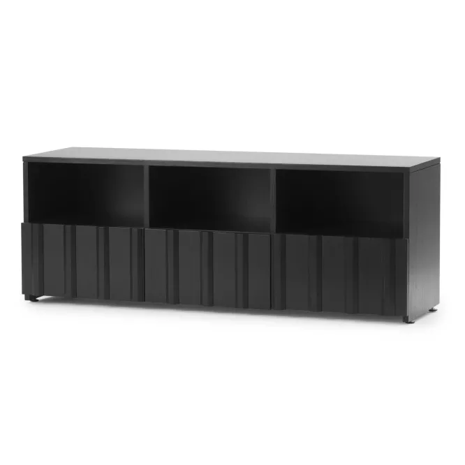 Komoda Rib Low Hybrid Czarna Normann Copenhagen
