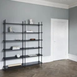 Komoda S.115.2.E Przydymiony Dąb-Biała Moebe
