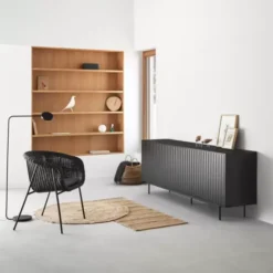 Komoda Sierra 211 Cm Czarna Teulat