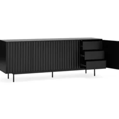 Komoda Sierra 211 Cm Czarna Teulat
