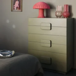 Komoda Spacious Z Szufladami Zielona Hkliving
