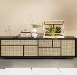 Komoda Tv Air Czarna Design House Stockholm